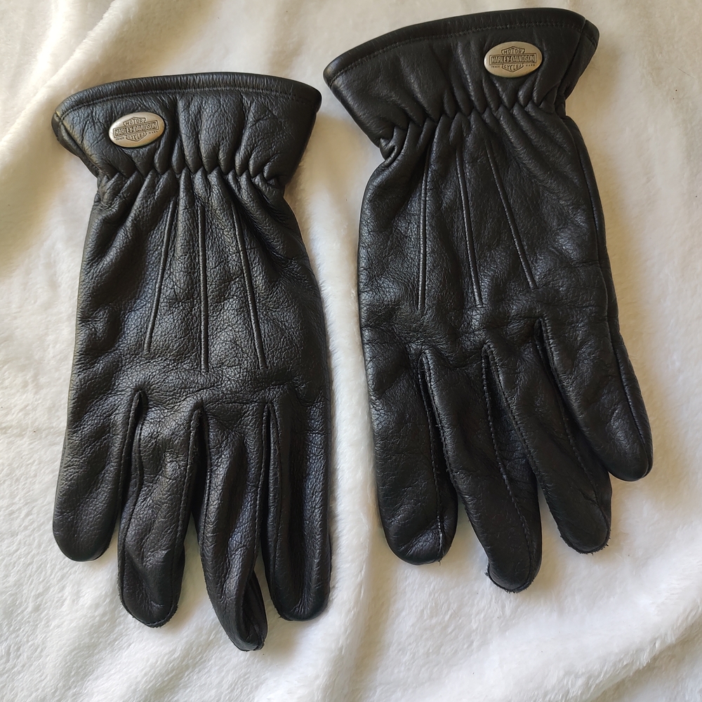 Men's Black Leather Gloves